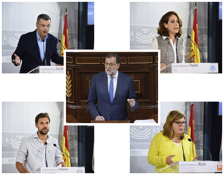 ¿Qué opinan los políticos extremeños del discurso de Rajoy?