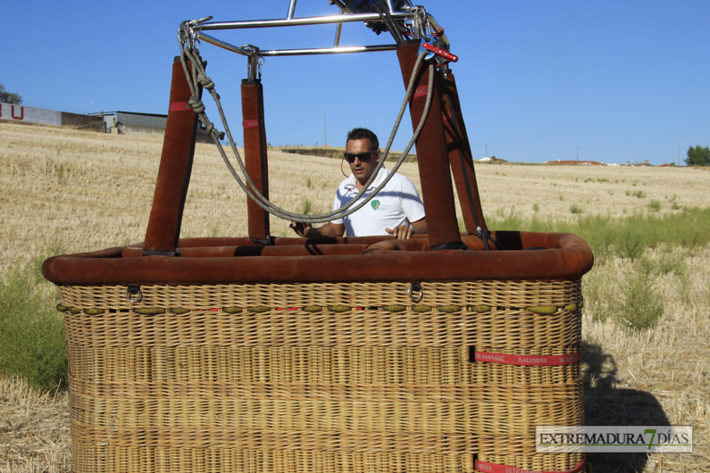 Así es un viaje en globo por el centro de Extremadura