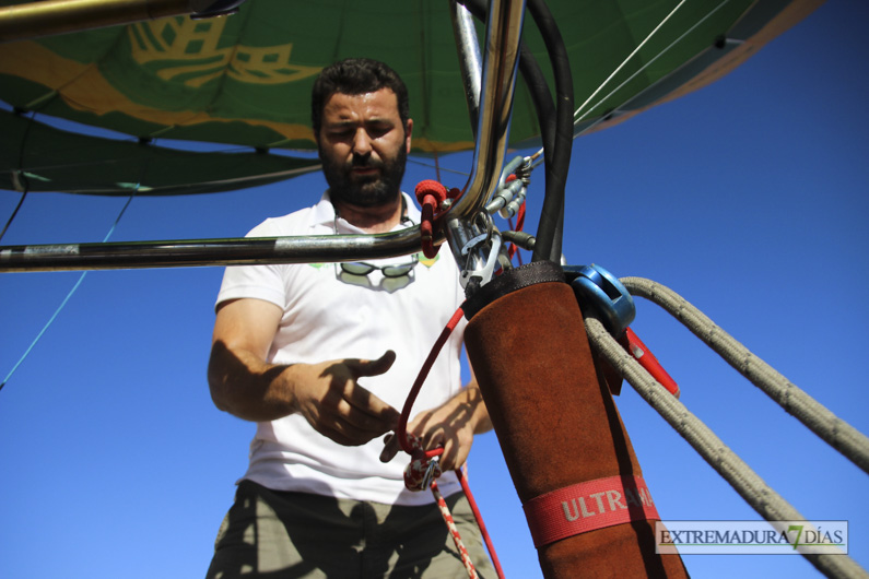 Así es un viaje en globo por el centro de Extremadura