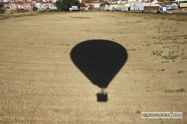 Así es un viaje en globo por el centro de Extremadura