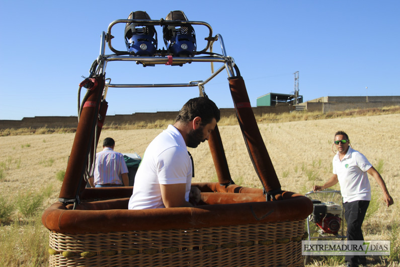 Así es un viaje en globo por el centro de Extremadura