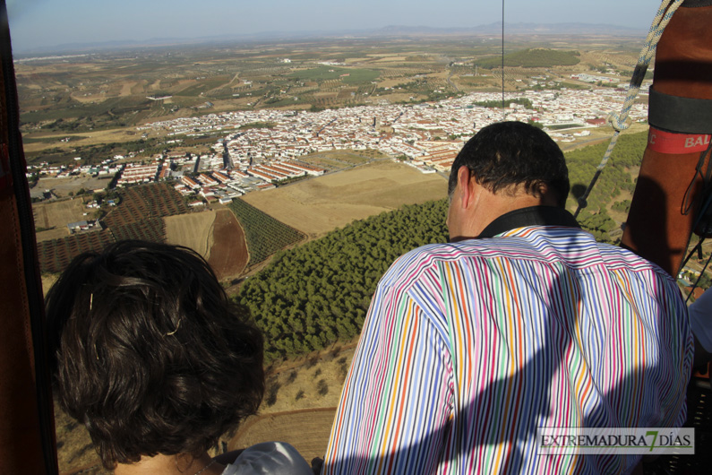 Así es un viaje en globo por el centro de Extremadura