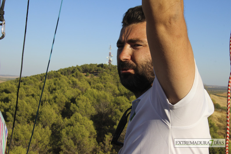 Así es un viaje en globo por el centro de Extremadura