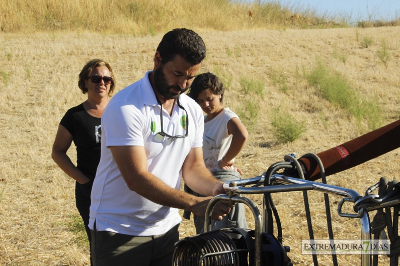 Así es un viaje en globo por el centro de Extremadura