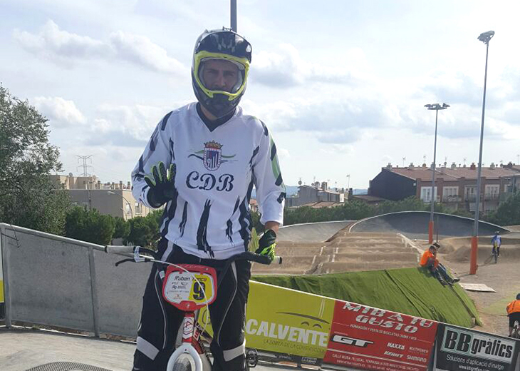 Rubén Tanco se queda a un paso de las medallas en el nacional de BMX