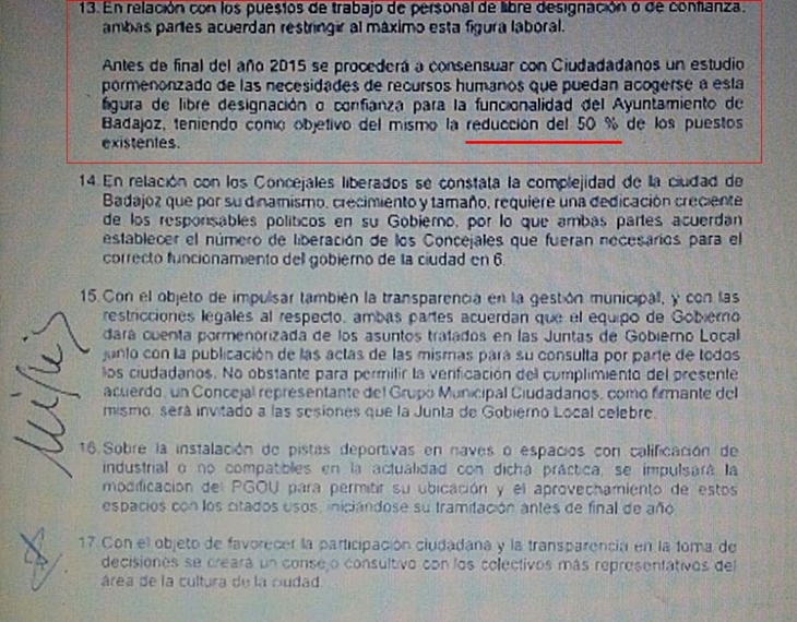 La gran mentira de investidura sobre los cargos de confianza