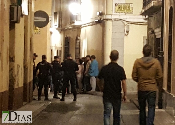 Operación antidroga en el Casco Antiguo de Badajoz