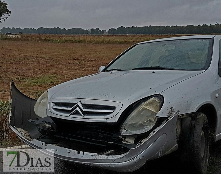 Accidente de tráfico cerca de Talavera la Real
