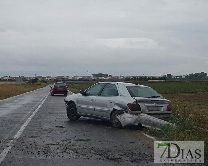 Accidente de tráfico cerca de Talavera la Real