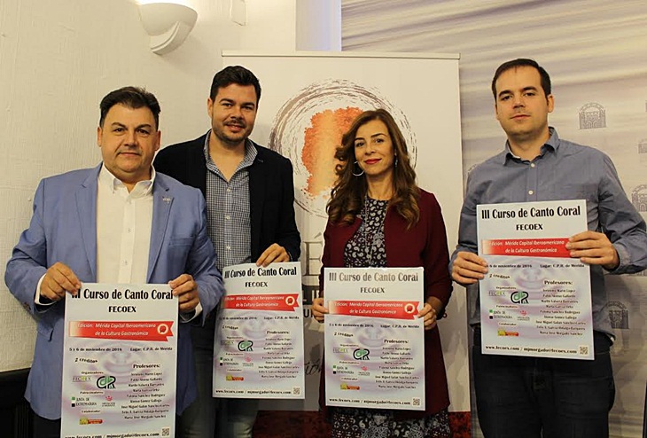 El III curso de Canto Coral vincula música y gastronomía en Mérida