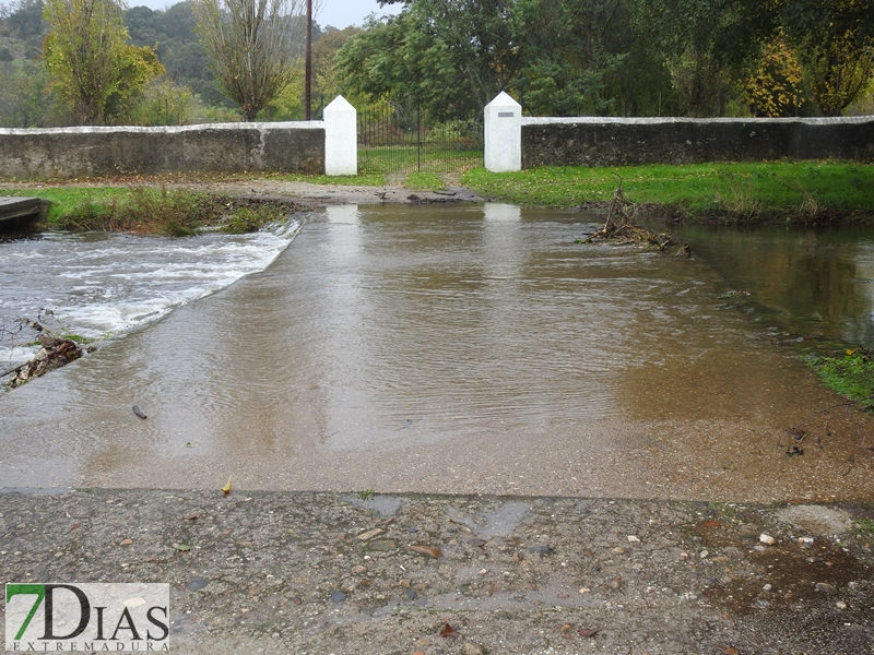 Así bajan los ríos y arroyos del oeste extremeño