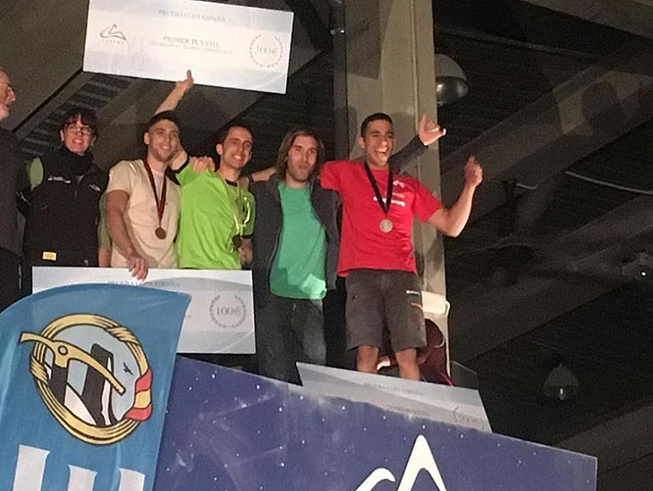 El extremeño Javi Cano gana la 4º prueba de la Copa de España de Boulder