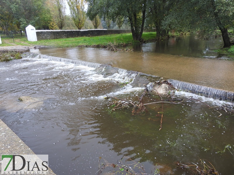 Así bajan los ríos y arroyos del oeste extremeño
