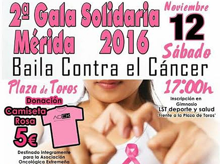 ‘Baila contra el cáncer’ este sábado en Mérida