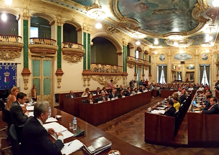 Aprobados los presupuestos de la Diputación con el PP en contra