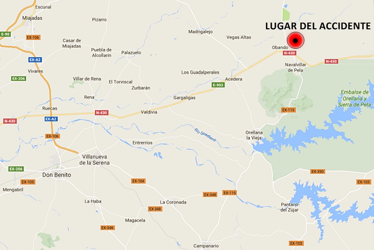 Fallece un hombre en un accidente laboral en la provincia de Badajoz