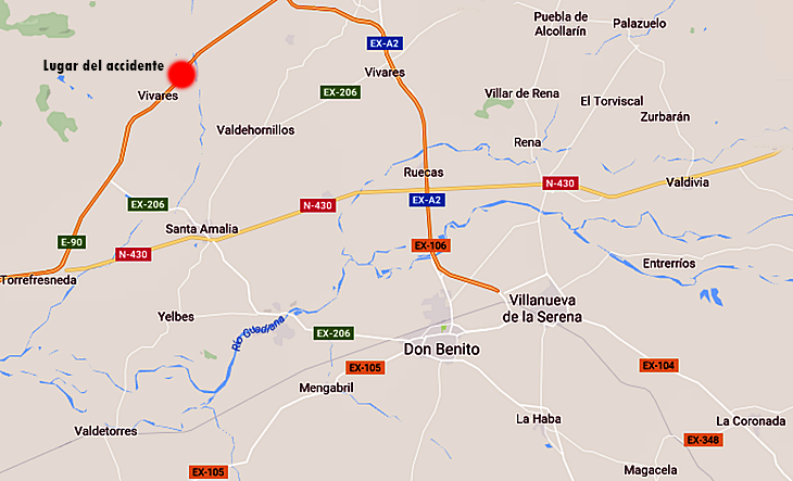 Muere una mujer de 40 años tras ser atropellada en la A-5