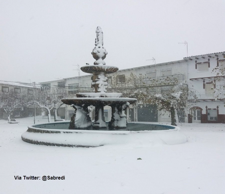 Piornal queda incomunicado por la intensa nevada