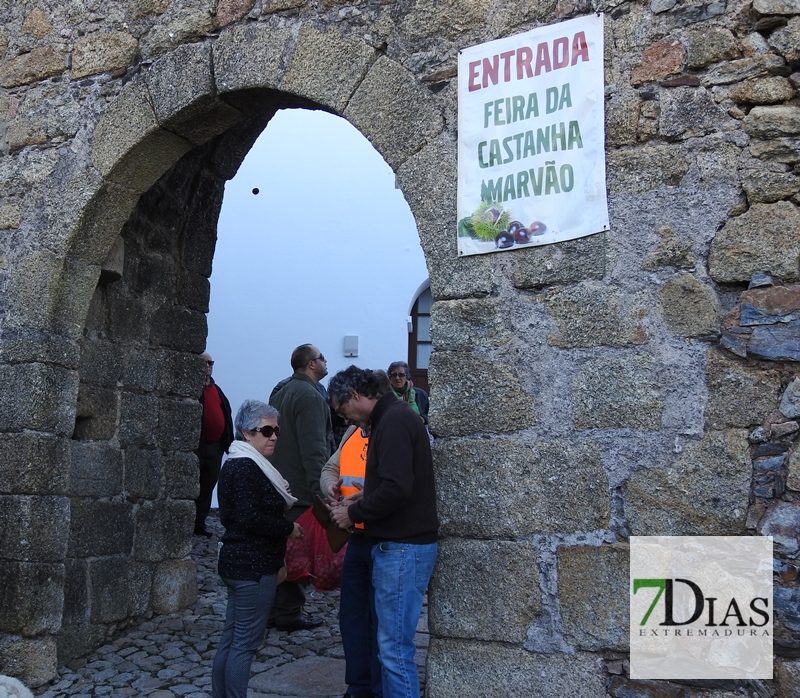 Ambiente en la XXXIII edición de la Feria de la Castaña de Marvao