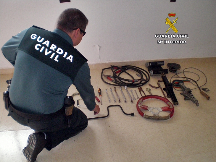 Detenido por seis robos en explotaciones agrícolas y ganaderas de la región