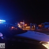 Colisión entre dos vehículos en la carretera Badajoz - Alburquerque