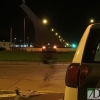 El accidentado día en Badajoz culmina con un ‘rotondazo’