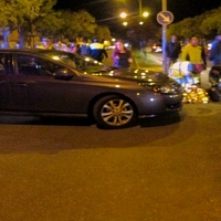 Un motorista herido en un accidente en la Urbanización Guadiana (Badajoz)