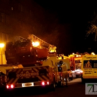 Dos heridos en el incendio de una vivienda en Badajoz