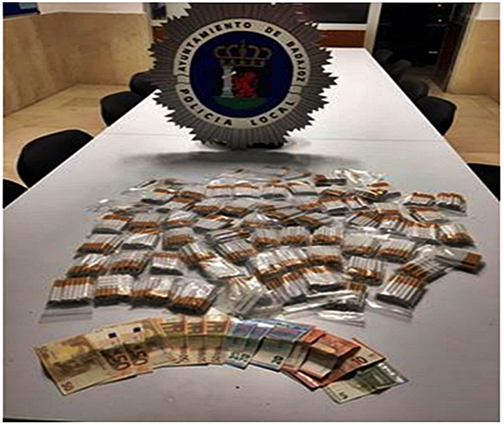 Dos detenidos por venta ilegal de tabaco en Badajoz