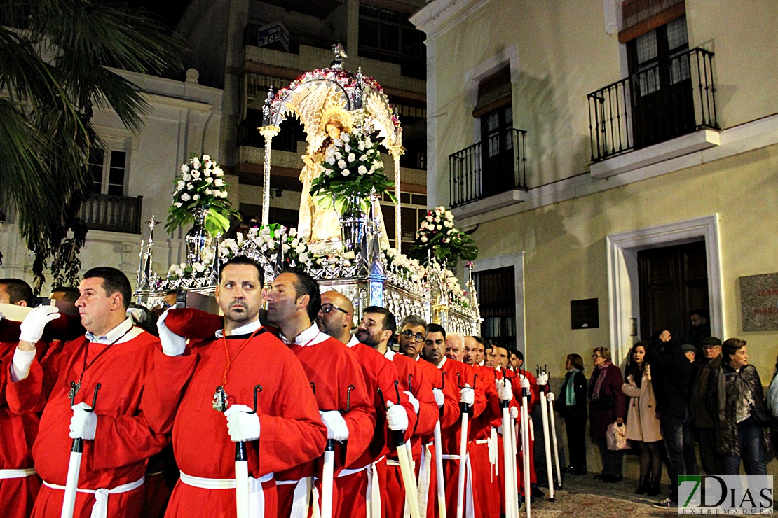 La Mártir Santa Eulalia procesiona por las calles de Mérida