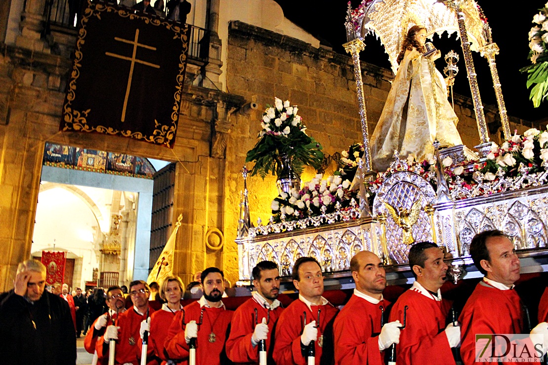 La Mártir Santa Eulalia procesiona por las calles de Mérida