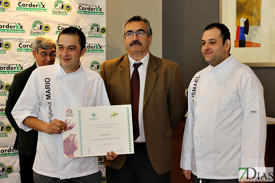 El cocinero Mario Rodríguez consigue el premio Espiga Corderex
