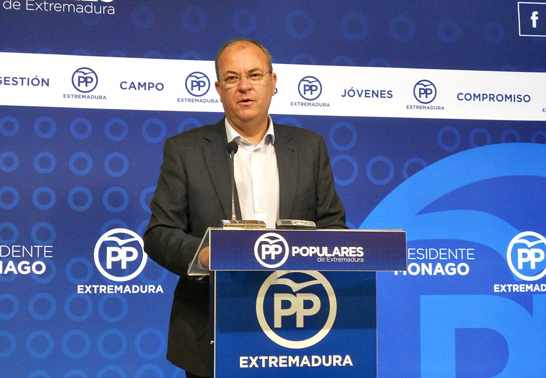 Monago considera que en 2017 “hay mucho que mejorar”