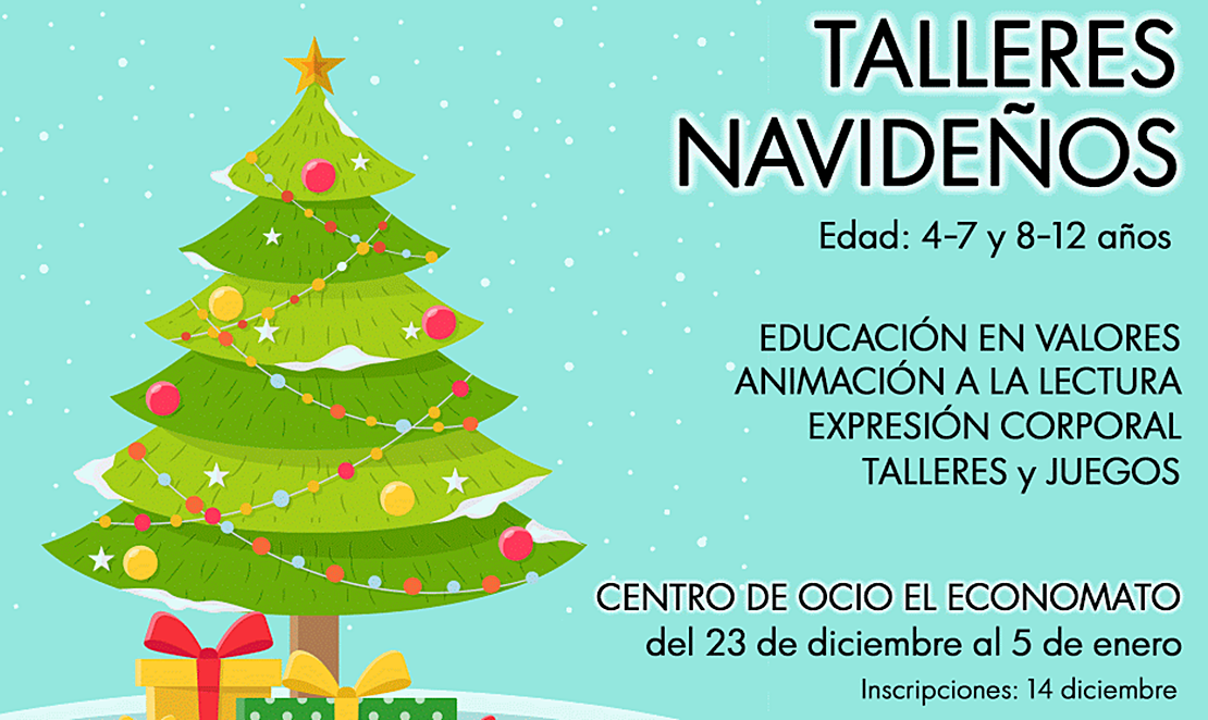 Talleres navideños para los pequeños emeritenses