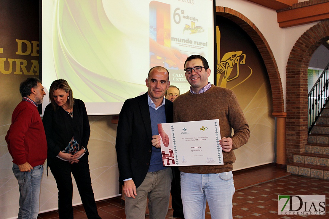 Caja Rural premia al mejor proyecto del Mundo Rural