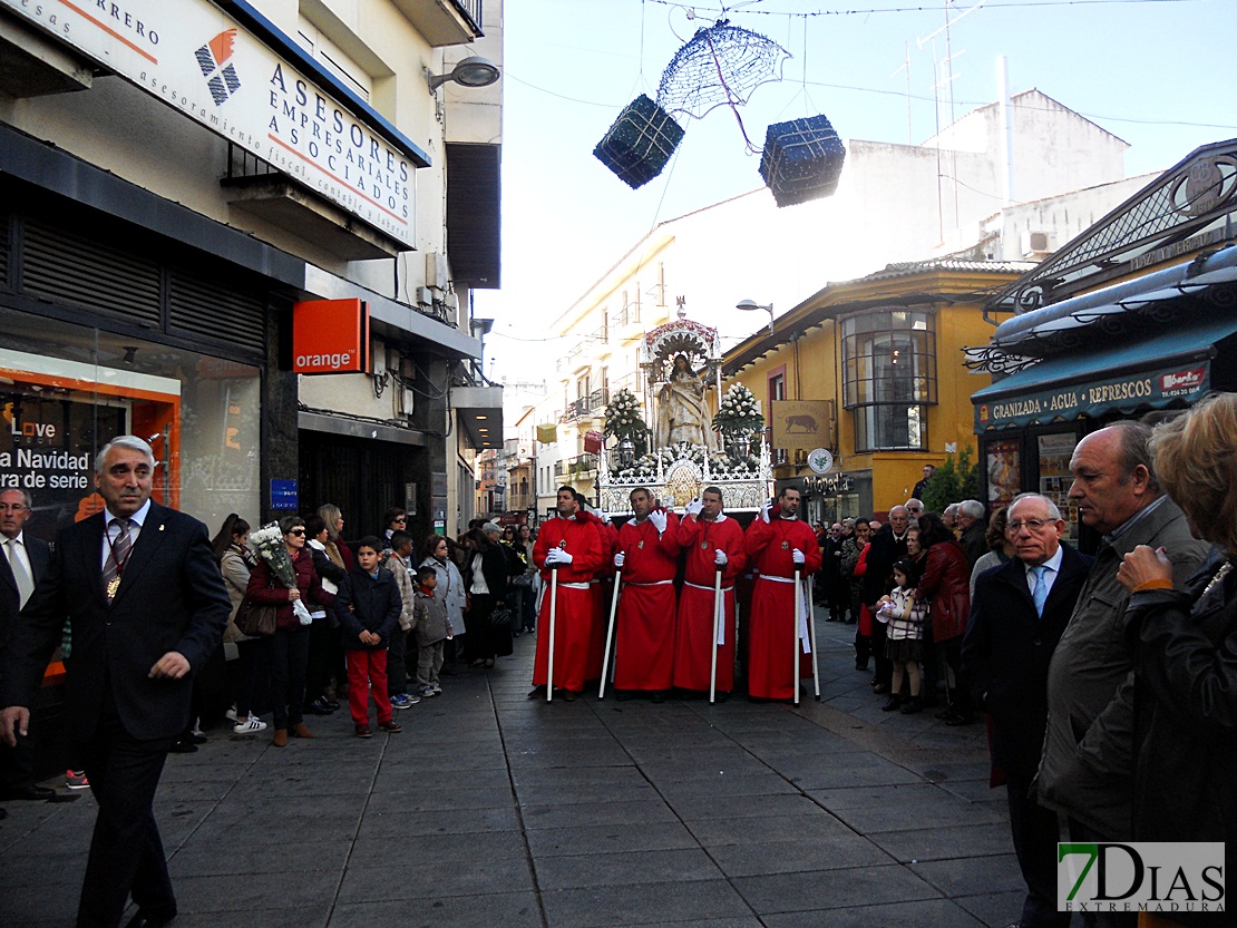 Los emeritenses celebran el día de su patrona