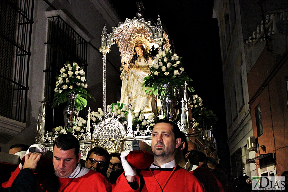La Mártir Santa Eulalia procesiona por las calles de Mérida