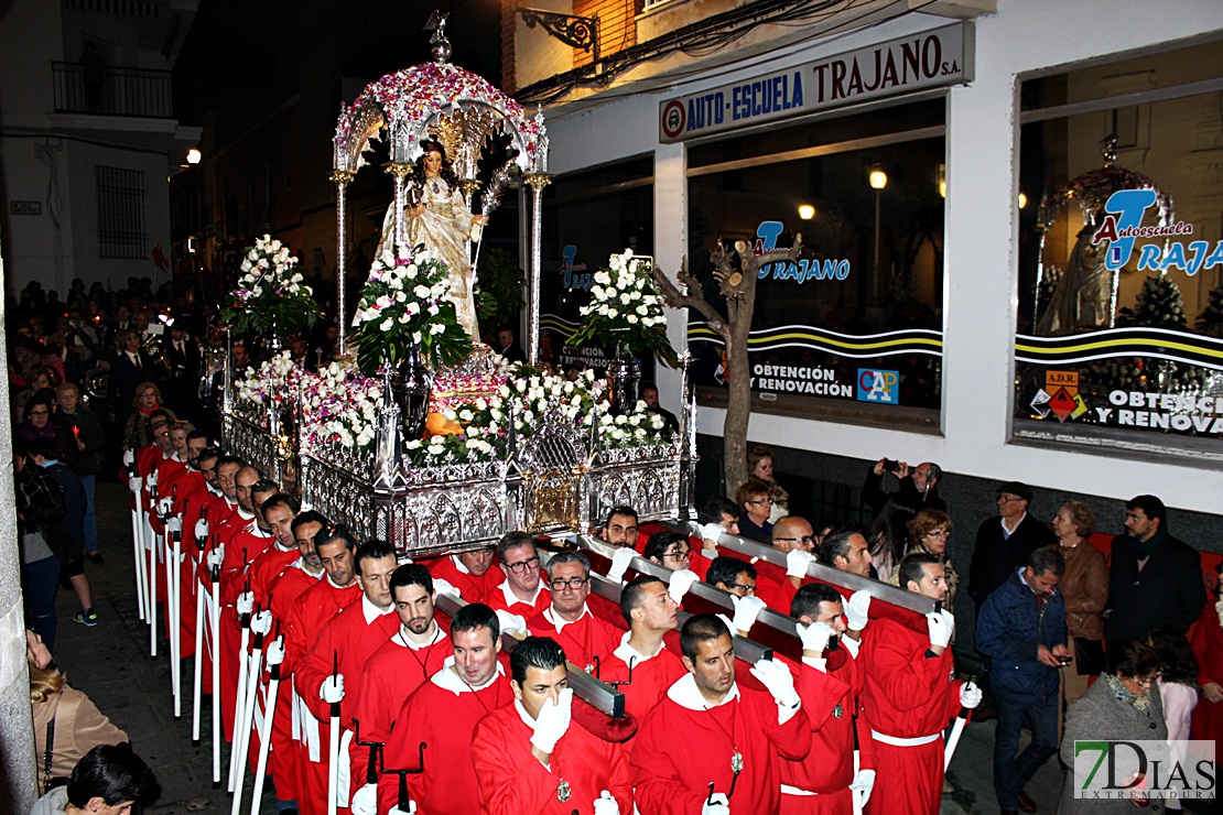 La Mártir Santa Eulalia procesiona por las calles de Mérida