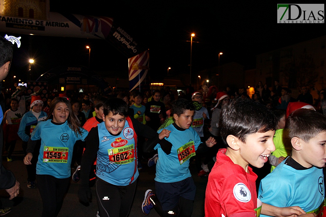 Imágenes de la San Silvestre de Mérida