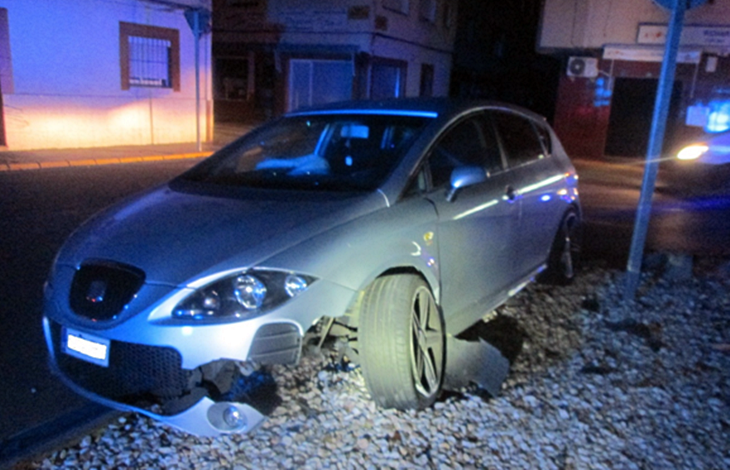 Detenido por simular el robo de su vehículo tras sufrir un accidente
