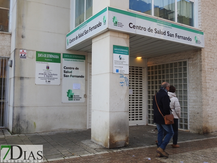 Una inundación obliga a cerrar el Centro de Salud de San Fernando (Badajoz)