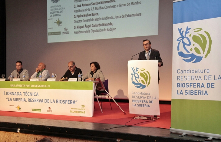 Gallardo defiende la Reserva de la Biosfera de La Siberia