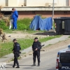 Imágenes de la redada policial de ayer en Los Colorines (Badajoz)