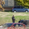 Imágenes de la redada policial de ayer en Los Colorines (Badajoz)