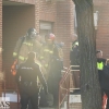 Los Bomberos salvan a una mujer de las llamas en Suerte de Saavedra (Badajoz)