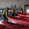 Imágenes de la travesía en Kayak por el Guadiana