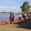Imágenes de la travesía en Kayak por el Guadiana