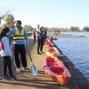 Imágenes de la travesía en Kayak por el Guadiana