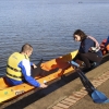 Imágenes de la travesía en Kayak por el Guadiana