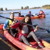 Imágenes de la travesía en Kayak por el Guadiana